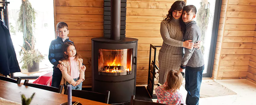 Morso Cast Iron Fireplace Insert Installation in Owosso, Michigan