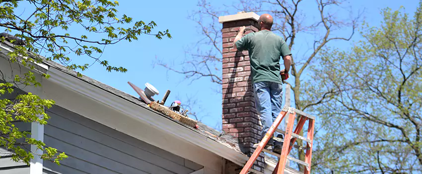 Vinyl and PVC Chimney Flashing Installation in Owosso, MI