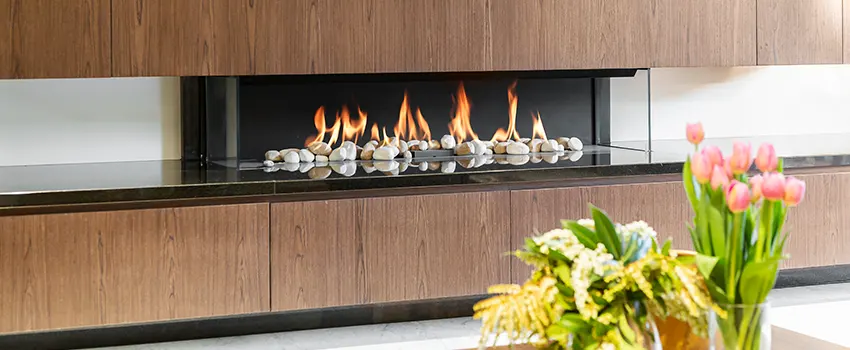 Double-height Fireplace Design Refurbishment in Owosso, Michigan