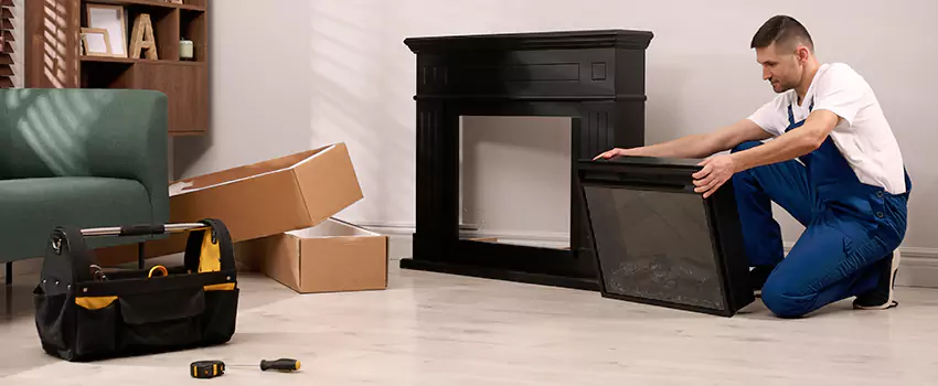 Old Rusted Metal Fireplace Repair And Replacement in Owosso, MI